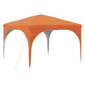 vidaXL Tente de f&ecirc;te pop-up 290 x 290 x 245 cm Orange