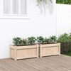 vidaXL Jardinières 2 pcs bois de pin massif
