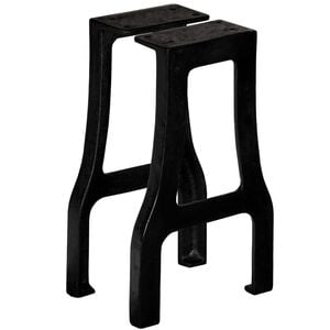 vidaXL Pied de banc 2 pcs Cadre en A Fonte