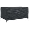 vidaXL Housse pour meubles Uni Noir 172 x 113 x 73 cm 600D