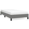 vidaXL Cadre de lit sans matelas gris fonc&eacute; 80x200 cm tissu