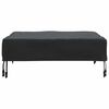 vidaXL Housse de Table Uni Noir 82 x 82 x 15 cm tissu