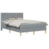 vidaXL Cadre de lit 140 x 200 cm Gris clair