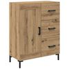vidaXL Haut Armoire 2 pcs Ch&ecirc;ne artisanal Bois d'ing&eacute;nierie