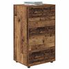vidaXL Armoires de rangement 2 pcs Bois Ancien 60 x 48 x 105 cm