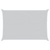 vidaXL Voile d'ombre Gris clair et blanc 6 x 4 m