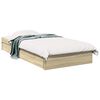 vidaXL Cadre de lit avec rangement Ch&ecirc;ne Sonoma 80 x 200 cm