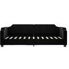 vidaXL Lit de repos sans matelas noir 90x190 cm tissu