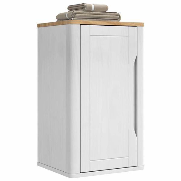 vidaXL Armoire murale de salle de bain FLORO Blanc 35 x 30 x 60 cm