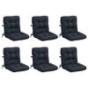 vidaXL Coussins de Chaise &agrave; Dossier Haut en 6 Pi&egrave;ces VIANEN 6 pc