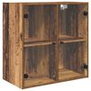 vidaXL Meuble mural 68 x 37 x 68,5 cm Bois d'ing&eacute;nierie Bois Ancien