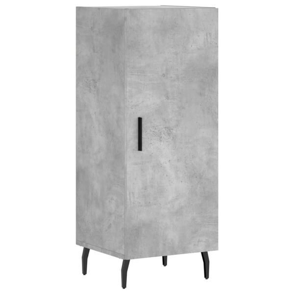 vidaXL Buffet Gris b&eacute;ton 34,5x34x90 cm Bois d'ing&eacute;nierie