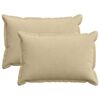 vidaXL Housse de coussin 2 pc HOUTEN Vert gris 50 x 80 cm