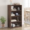 vidaXL Buffet haut ch&ecirc;ne marron 70x41x124 cm bois d'ing&eacute;nierie