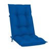 vidaXL Chaises inclinables de jardin et coussins lot de 4 Teck solide
