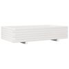 vidaXL Jardini&egrave;re blanc 110x60x26,5 cm bois de pin massif