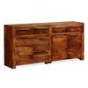 vidaXL Buffet Bois massif 160x35x75 cm