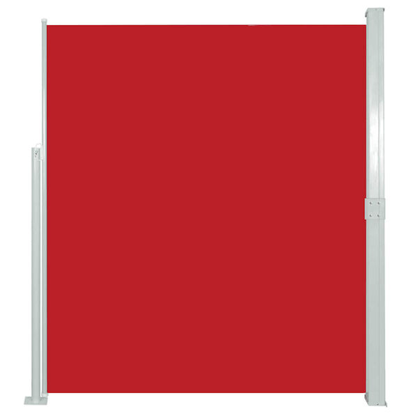 vidaXL Auvent lat&eacute;ral r&eacute;tractable 160 x 500 cm Rouge
