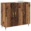 vidaXL Buffet Bois ancien 90 x 34 x 80 cm Bois d'ing&eacute;nierie