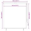 vidaXL Store roulant d'ext&eacute;rieur 140 x 250 cm Cr&egrave;me