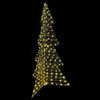 vidaXL Sapin de No&euml;l avec 240 LED Blanc chaud 180 cm Rotin
