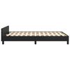 vidaXL Cadre de lit sans matelas noir 120x190 cm similicuir