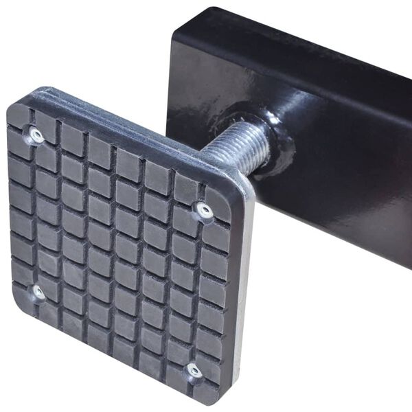 vidaXL Adaptateur de traverse 2 tonnes Rouge