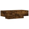 vidaXL Table basse ch&ecirc;ne fum&eacute; 100x49,5x31 cm bois d'ing&eacute;nierie