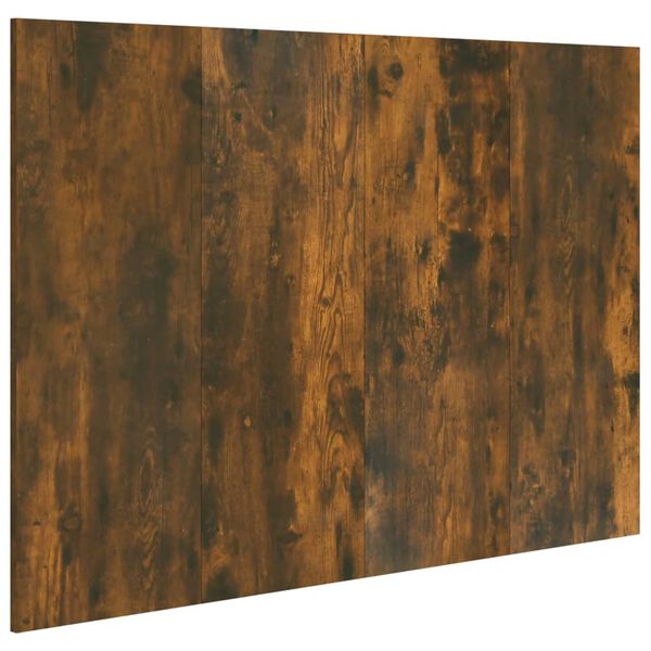 vidaXL T&ecirc;te de lit Ch&ecirc;ne fum&eacute; 120x1,5x80 cm Bois d'ing&eacute;nierie