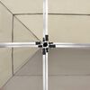 vidaXL Tente de réception pliable avec parois Aluminium 6 x 3 m Crème