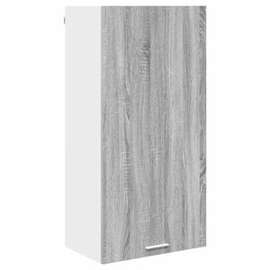 vidaXL Armoire suspendue Gris Sonoma et Blanc 50 x 31 x 100 cm