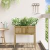 vidaXL Jardinière avec pieds 70x31x70 cm bois de pin imprégné
