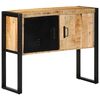 vidaXL Armoire de console 90x35x75 cm bois de manguier massif brut