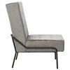 vidaXL Chaise de relaxation 65x79x87 cm Gris clair Velours