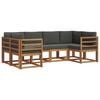 vidaXL Ensemble de canap&eacute;s d'ext&eacute;rieur 6 pc 6 place