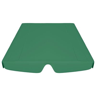 vidaXL Toit de rechange de balançoire vert 188/168x145/110 cm