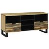 vidaXL Unites TV 100 x 33 x 46 cm Marron Bois d'ing&eacute;nierie