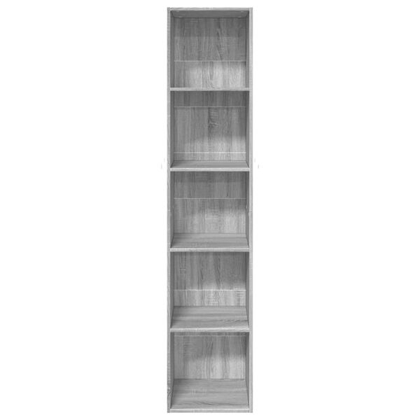 vidaXL Bibliothèque sonoma gris 40x30x189 cm bois d'ingénierie