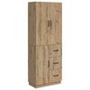 vidaXL Ensemble de Meubles 2 pcs Ch&ecirc;ne artisanal Bois d'ing&eacute;nierie