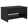 vidaXL Table basse Ch&ecirc;ne noir 80 x 50,5 x 41,5 cm Bois d'ing&eacute;nierie