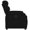vidaXL Fauteuil inclinable &eacute;lectrique noir velours