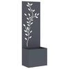 vidaXL &Eacute;cran de confidentialit&eacute; de jardin Anthracite 50 x 32 x 150 cm