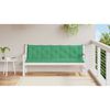 vidaXL Coussin de banc de jardin vert 180x(50+50)x7 cm tissu oxford