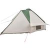 vidaXL Tente tipi avec toit Vert et blanc 490 x 410 x 210 cm