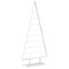 vidaXL Arbre de No&euml;l en m&eacute;tal KUOPIO 210 cm Acier Blanc