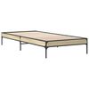 vidaXL Cadre de lit sans matelas ch&ecirc;ne sonoma 100x200 cm