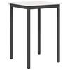 vidaXL Table de bar Blanc 70 x 70 x 105 cm Bois de pin massif
