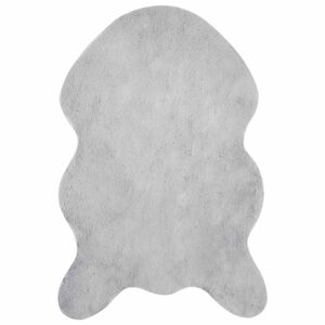 vidaXL Tapis en Fourrure Synth&eacute;tique de Lapin Olite Gris 80 x 120 cm