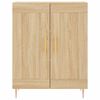 vidaXL Buffet haut Chêne sonoma 69,5x34x180 cm Bois d'ingénierie