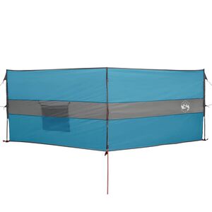 vidaXL Brise-vent de camping bleu 344x120 cm imperm&eacute;able